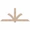 Ekena Millwork Redmond Smooth Timber Gable Bracket, Douglas Fir, 84"W x 38"H x 3 1/2"D x 5 1/2"F, 11/12 Pitch GBW084X38X0406RED00SDF - alternate 1